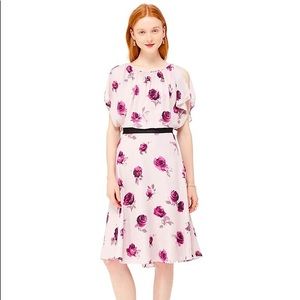 Kate Spade Encore Rose Flutter Dress